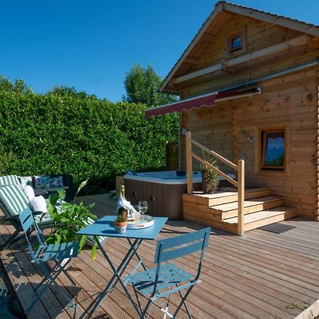 Chalet & Spa Sur La Cote Fleurie Обервиль Экстерьер фото
