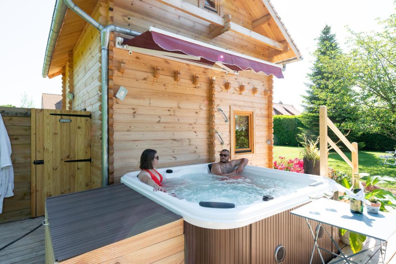 Chalet & Spa Sur La Cote Fleurie Обервиль Экстерьер фото