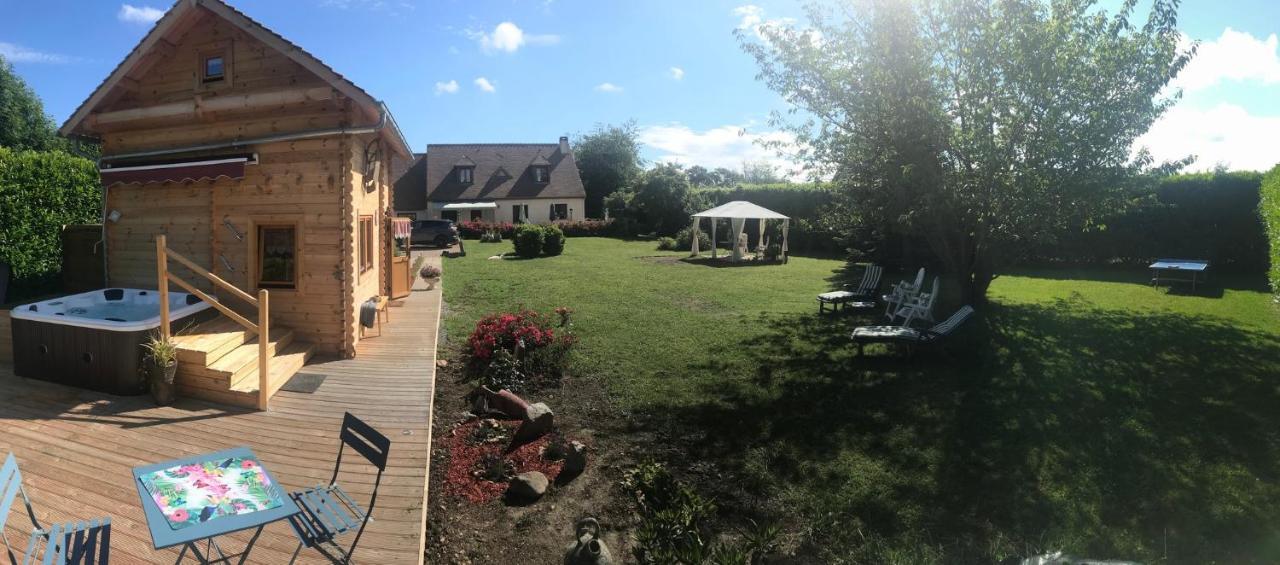 Chalet & Spa Sur La Cote Fleurie Обервиль Экстерьер фото